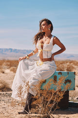 Sunny Skirt Set - White