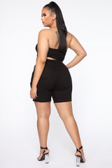 Gone Fishing Shorts - Black