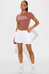 Von Dutch OG Baby Tee - Brown