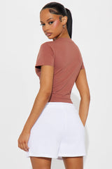 Von Dutch OG Baby Tee - Brown