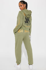 Ed Hardy Broken Hearts Jogger - Sage
