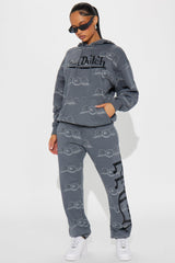 Von Dutch Fly High Hoodie - Charcoal