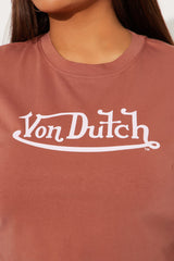 Von Dutch OG Baby Tee - Brown