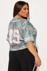 Andie Camo Jersey Tee - Camouflage