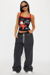 KEWPIE Lil Devil Cami - Black/Red