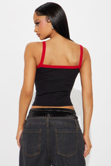 KEWPIE Lil Devil Cami - Black/Red
