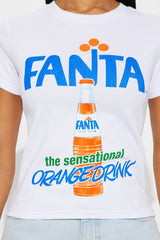 Wanna Fanta Baby Tee - White