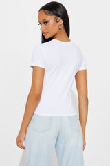 Wanna Fanta Baby Tee - White