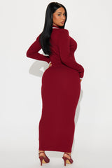 The Charlotte Maxi Skirt Set - Wine