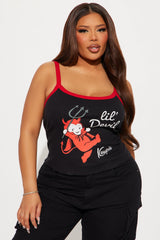 KEWPIE Lil Devil Cami - Black/Red