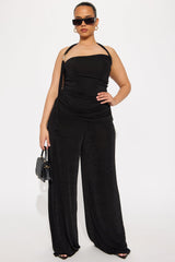 Modern Style Pant Set - Black