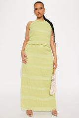 Florence Maxi Skirt Set - Sage