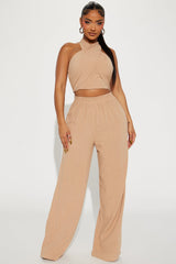 Georgia Pant Set - Khaki