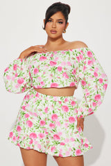 Mollie Short Set - Pink/combo