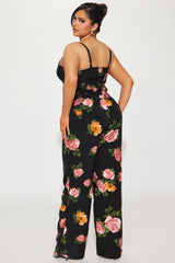 Monroe Floral Pant Set - Black/combo