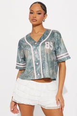 Andie Camo Jersey Tee - Camouflage