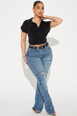 Baddest One Around Bootcut Jeans - Medium Wash