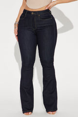Milana Sculpting Stretch Flare Jeans - Dark Wash
