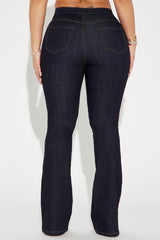 Milana Sculpting Stretch Flare Jeans - Dark Wash