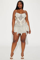 Fairy Dream Skirt Set - Grey/combo