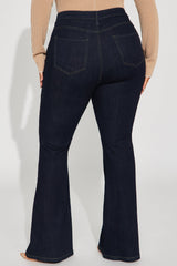 Milana Sculpting Stretch Flare Jeans - Dark Wash