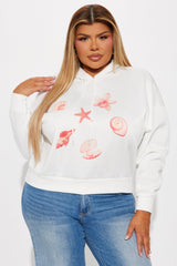 Sunkissed Shores Hoodie - Ivory