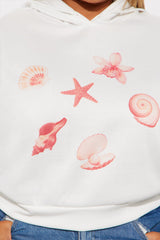 Sunkissed Shores Hoodie - Ivory