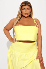 Feeling The Sunshine Skirt Set - Yellow