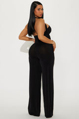 Modern Style Pant Set - Black