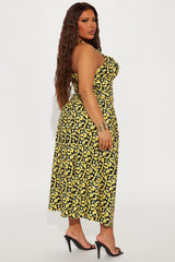 Lemon Fields Maxi Skirt Set - Black/combo