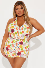 Sweet Paradise Short Set - Multi Color