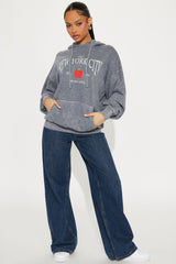 The Big Apple NYC Hoodie - Charcoal