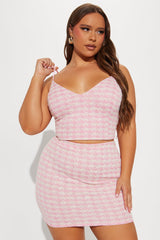 Alma Skirt Set - Pink/combo