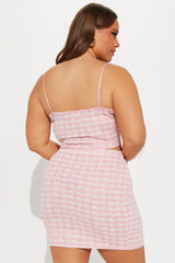 Alma Skirt Set - Pink/combo