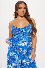 Island Escape Pant Set - Royal/combo