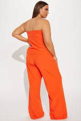 Making Decisions Pant Set - Orange