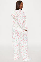 Fiona Ditsy Floral Pant Set - White/combo