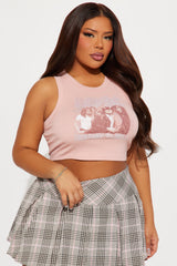 ACDC Highway To Hell Tank Top - Pink