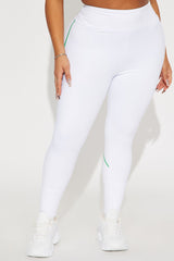 Courtside Cool Active Legging - White