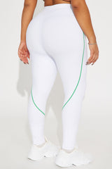 Courtside Cool Active Legging - White