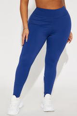 Courtside Cool Active Legging - Midnight Blue
