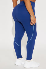 Courtside Cool Active Legging - Midnight Blue