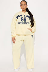New York Or Nowhere Hoodie - Yellow