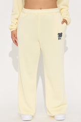 New York Or Nowhere Wide Leg Pant - Yellow