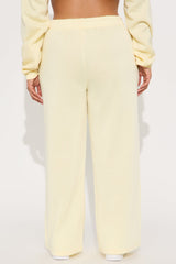 New York Or Nowhere Wide Leg Pant - Yellow