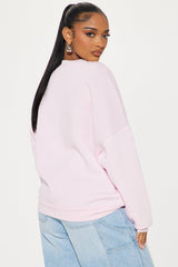 LA Pilates Club Crew Neck Sweatshirt - Pink