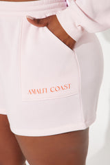 Coastal Taste 3 Piece Fleece Short Set - Lilac