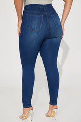 Emma Super Stretch High Rise Skinny Jean - Medium Wash