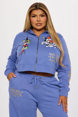 Ed Hardy Love Kills Pant Set - Blue