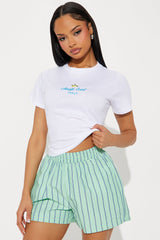 Amalfi Coast Italy Lemon Tee - White